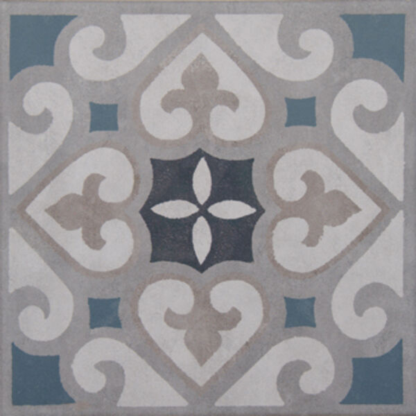 decus vintage azul 09 gres mat 20x20 płytki decus gres do salonu 20x20