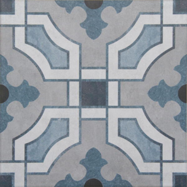 decus vintage azul 10 gres mat 20x20 płytki decus gres do salonu 20x20