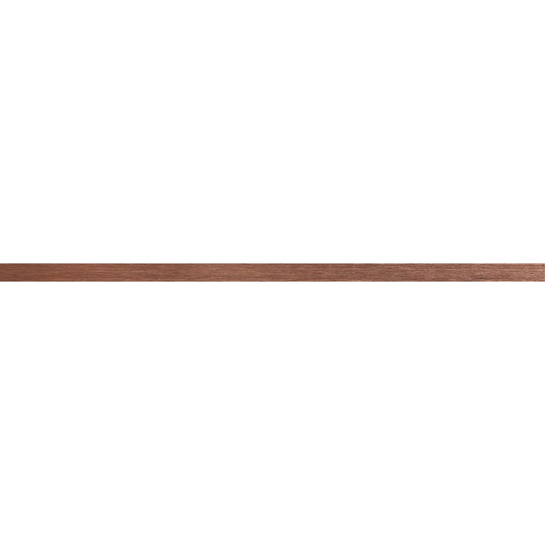 Błyszcząca listwa ścienna Steel Copper 1 o metalicznym odcieniu brązu z precyzyjnymi krawędziami