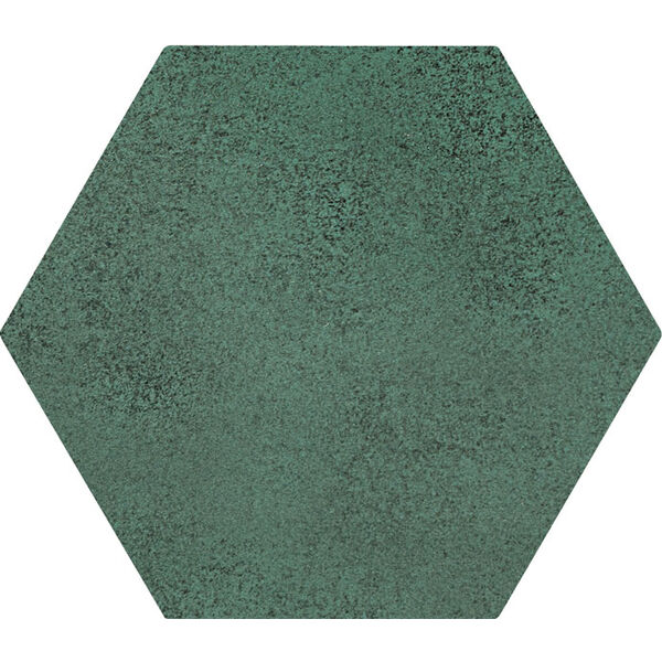 domino burano green hex płytka ścienna 11x12.5 płytki glazura do łazienki zielone matowe