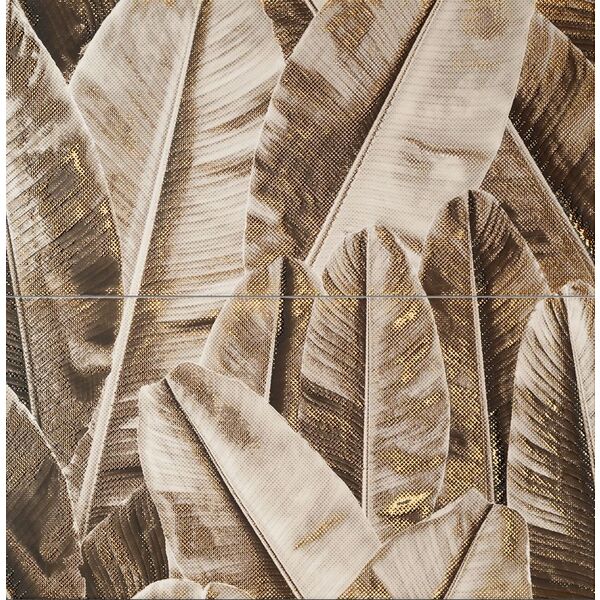 Domino Pietra Aurea Leaves 2-Elementowy dekor 60.8x61.8