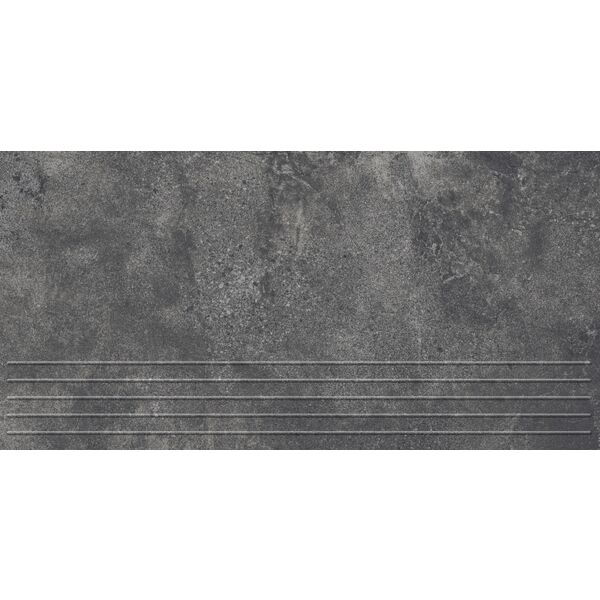 zdjęcie domino infinity anthrazite mat stopnica rektyfikowana 29.8x59.8x0.8 