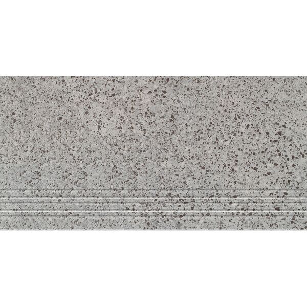 zdjęcie domino otis graphite stopnica rektyfikowana 29.8x59.8