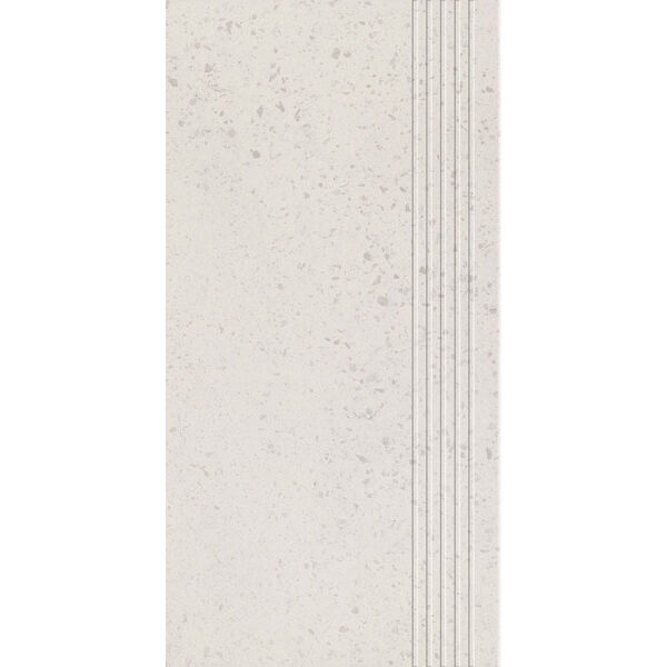 zdjęcie domino otis white stopnica rektyfikowana 29.8x59.8x0.9 