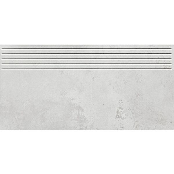 Domino OD1 White stopnica podłogowa 29.8x59.8x0.8 - stopnica gresowa mrozoodporna