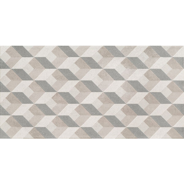 domino tempre grey dekor 30.8x60.8 płytki prostokątne 30x60 geometryczne o grubości 10 mm