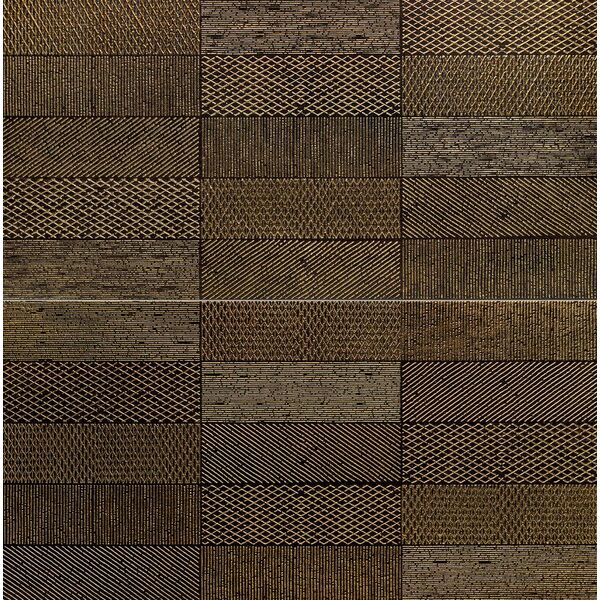 Domino Pietra Aurea Bars 2-Elementowy dekor 60.8x61.8 - wielkoformatowa płytka dekoracyjna do salonu