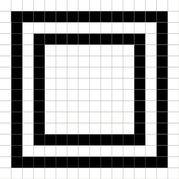 dune black&white grid gres 20x20 (187778) gres tarasowy 20x20