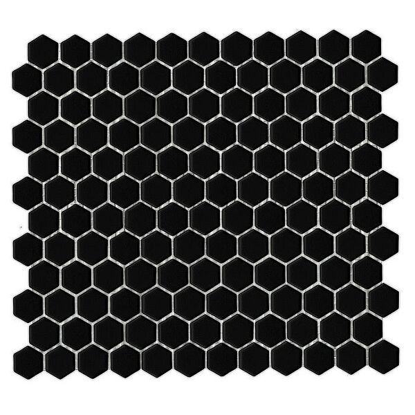 zdjęcie dunin mini hexagon black mozaika 26x30 