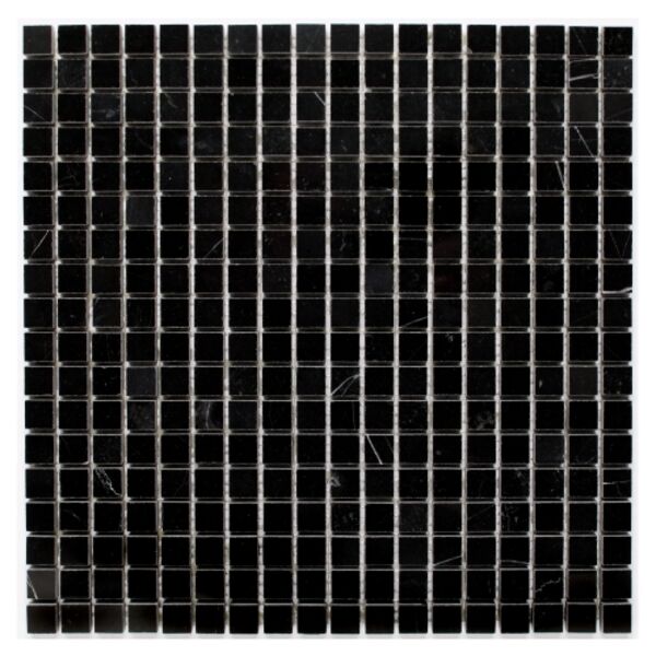 dunin black&white pure black 15 mozaika kamienna 30.5x30.5 płytki dunin dunin dunin mozaika do salonu 30x30 czarne błyszczące