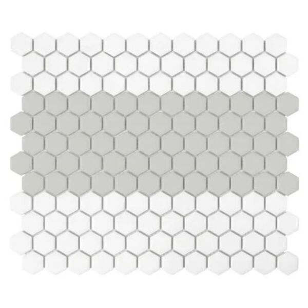 dunin mini hexagon stripe 1.a matt mozaika 26x30 płytki mozaika heksagonalne o grubości od 4 do 6 mm