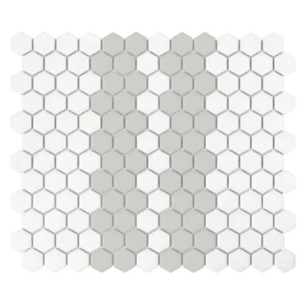 dunin mini hexagon stripe 2.1.a matt mozaika 26x30 płytki do salonu na podłogę matowe o grubości od 4 do 6 mm