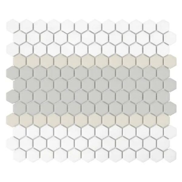 dunin mini hexagon stripe 3.c matt mozaika 26x30 płytki dunin dunin dunin prostokątne do łazienki na podłogę matowe