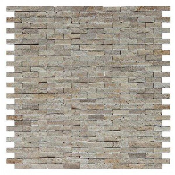 dunin travertine brick 30 mozaika kamienna 30.5x30.5 płytki dunin dunin dunin mozaika do salonu 30x30 szare mrozoodporne