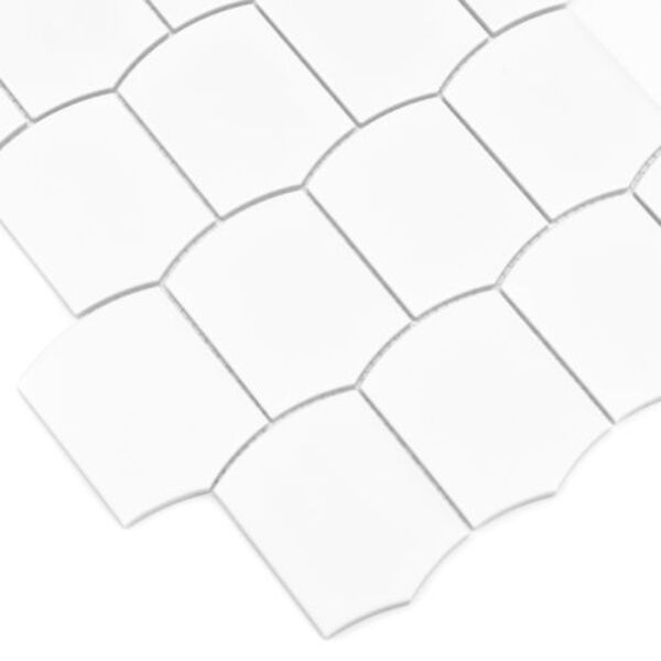 zdjęcie dunin arcado white matt mozaika gresowa 25.6x29.2 