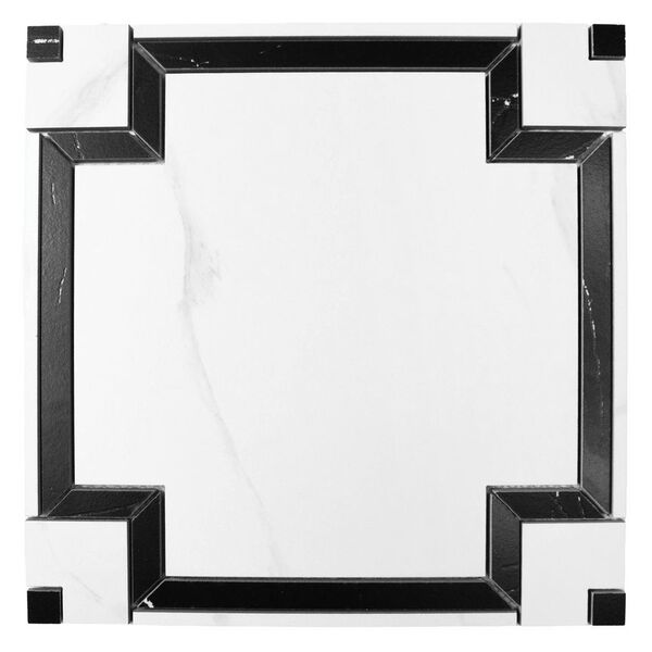 Dunin Crossington Carrara GP mozaika gresowa 30x30 - matowa mozaika gresowa z motywem geometrycznym