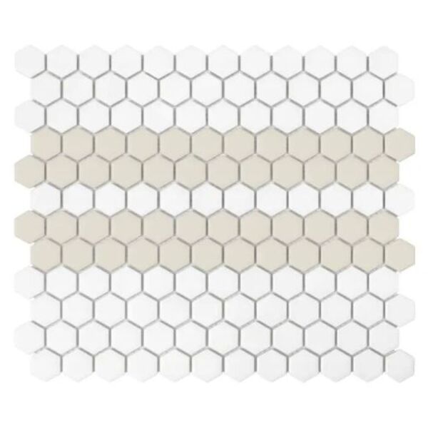 zdjęcie dunin mini hexagon stripe 2.c matt mozaika 26x30 