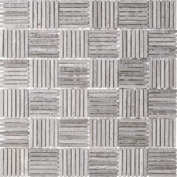 zdjęcie dunin woodstone grey tatami 48 mozaika kamienna 30.5x30.5 