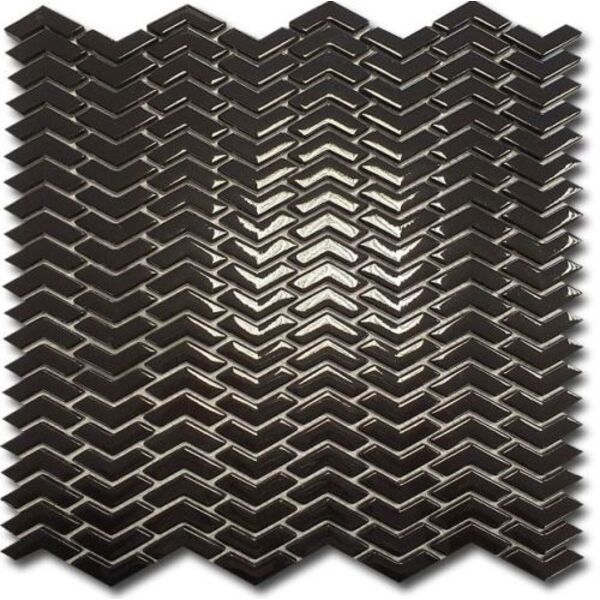 zdjęcie el casa enamel angel negro brillo mozaika 29x29.5 