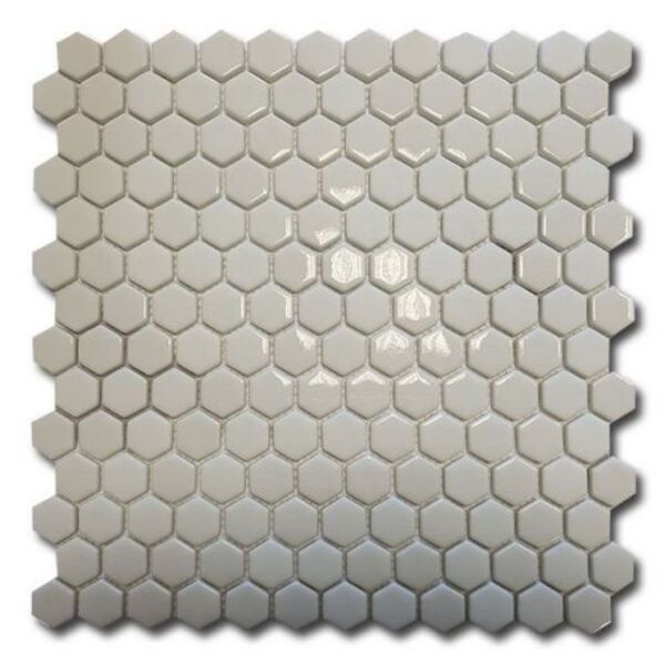 el casa enamel hexagon white mix soft/brillo mozaika 29.8x30.8 płytki el casa mozaika hiszpańskie do salonu