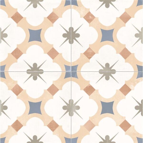 EL Molino Aldana Caramel gres rektyfikowany 58x58 - gres hiszpański w stylu vintage łazienkowy i kuchenny