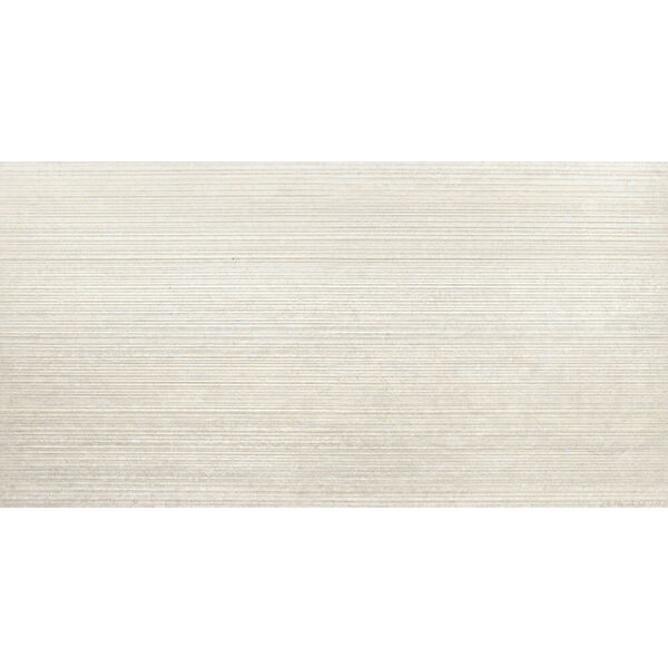 EL Molino Ascoli Lines White gres rektyfikowany 60x120 - gres na ścianę kamieniopodobny