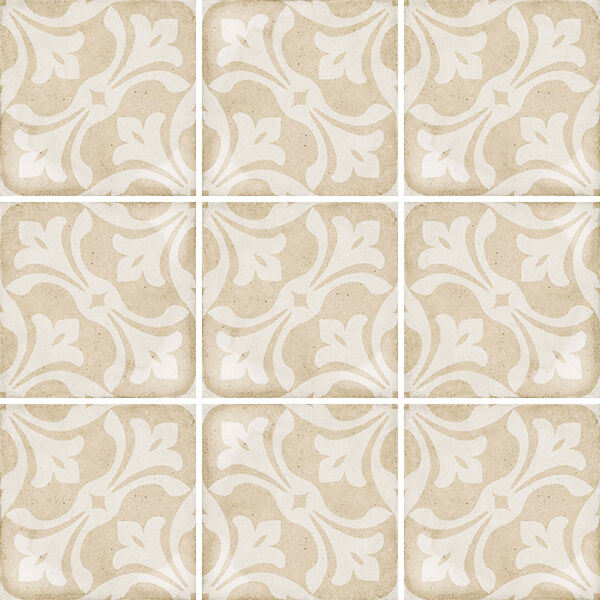 equipe art nouveau la rambla biscuit gres dekor 20x20 (24408) płytki equipe ceramicas gres 20x20 matowe