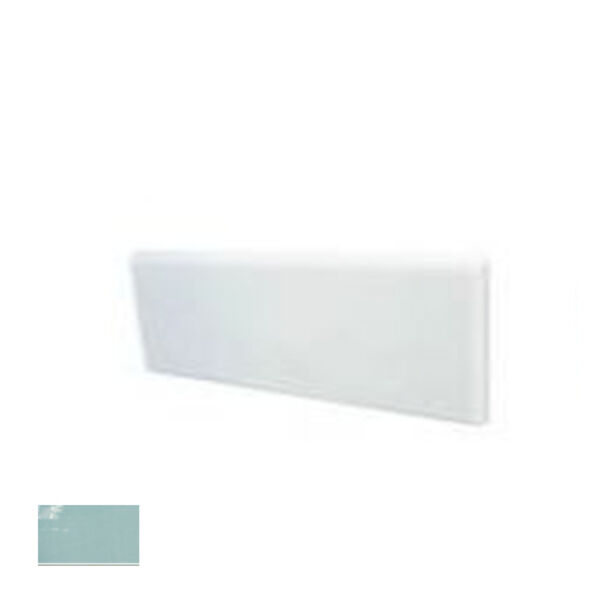 equipe ash blue bullnose 6.5x20 (21679) płytki glazura prostokątne do łazienki niebieskie strukturalne