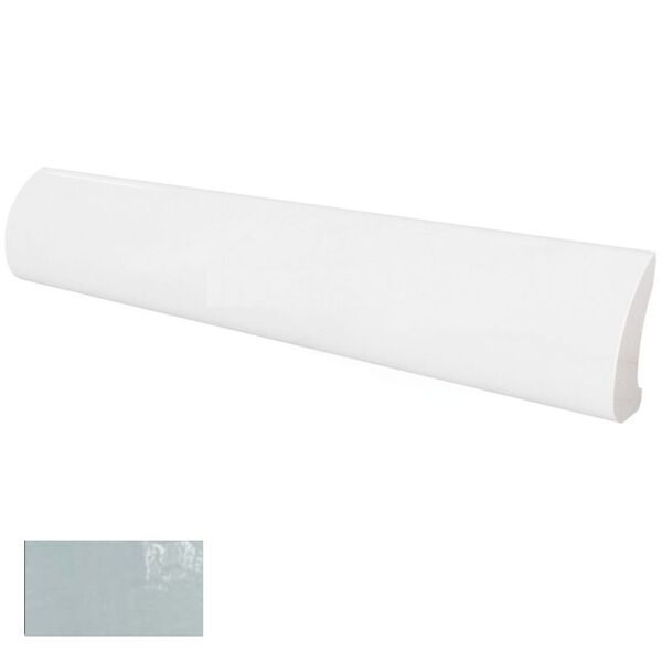 equipe ash blue pencil bullnose 3x20 (23312) płytki equipe ceramicas do salonu niebieskie