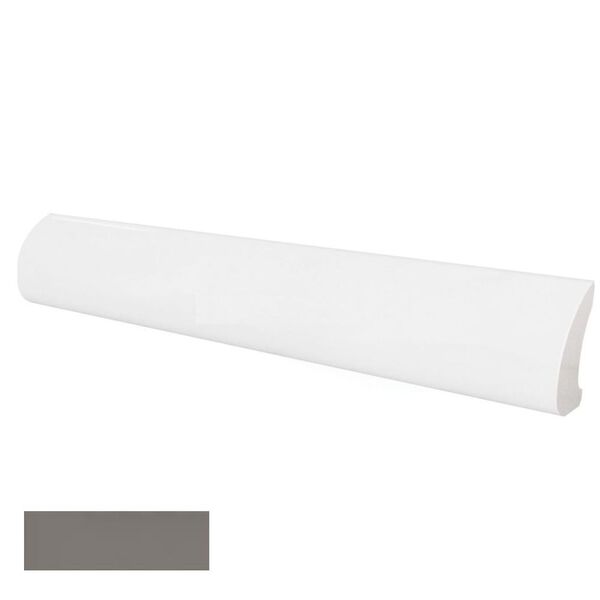 equipe black matt pencil bullnose 3x20 (23396) płytki equipe ceramicas glazura prostokątne matowe strukturalne