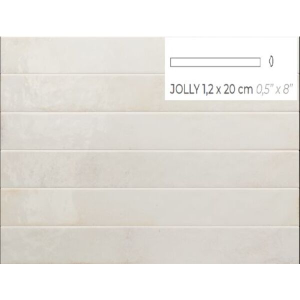 equipe bali white jolly 1.2x20 (31677) białe płytki equipe ceramicas