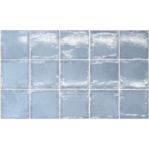 equipe altea ash blue płytka ścienna 10x10 (27598) płytki equipe ceramicas kwadratowe hiszpańskie na ścianę błyszczące o grubości od 8 do 10 mm