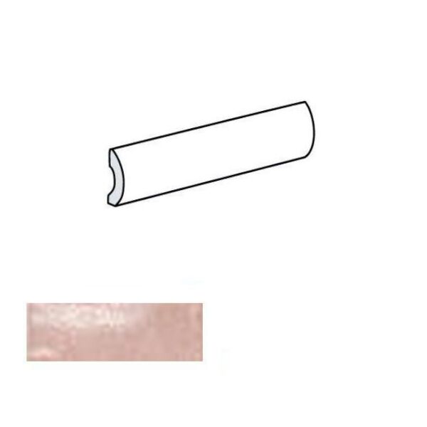 equipe altea dusty pink pencil bullnose 3x20 (27632) płytki equipe ceramicas glazura prostokątne