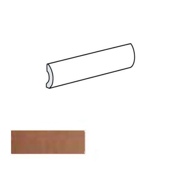 equipe argile cotto pencil bullnose 3x20 (27591) płytki equipe ceramicas gres prostokątne hiszpańskie do łazienki