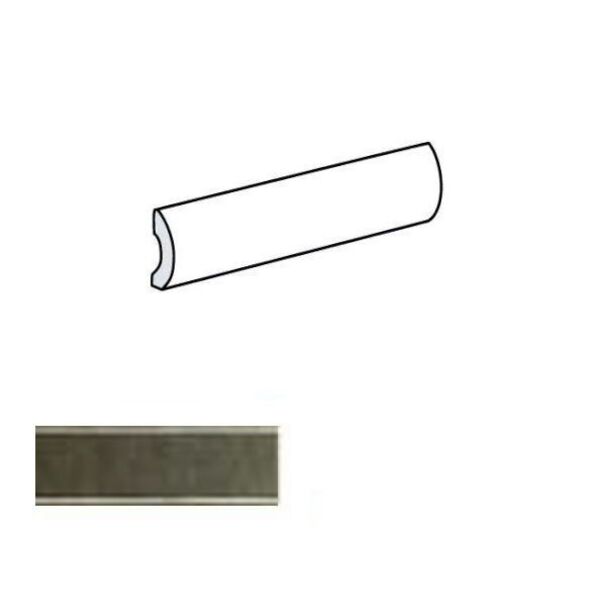 equipe argile khaky pencil bullnose 3x20 (27595) płytki equipe ceramicas gres strukturalne