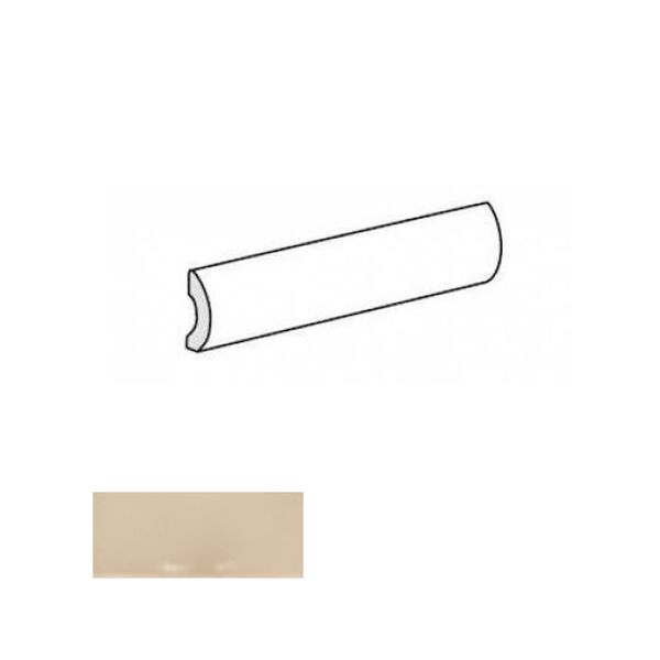 equipe manacor beige argile pencil bullnose 3x20 (26953) equipe manacor