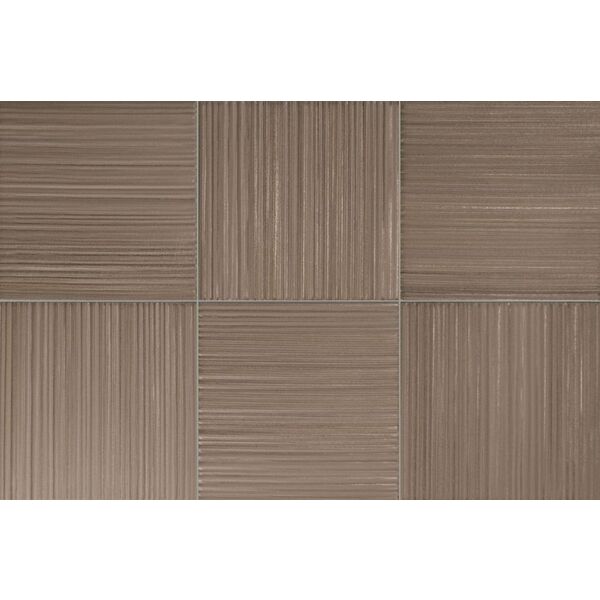 Equipe Hikari Brown dekor 10x10 (32698) - mała płytka ceramiczna do kuchni i łazienki