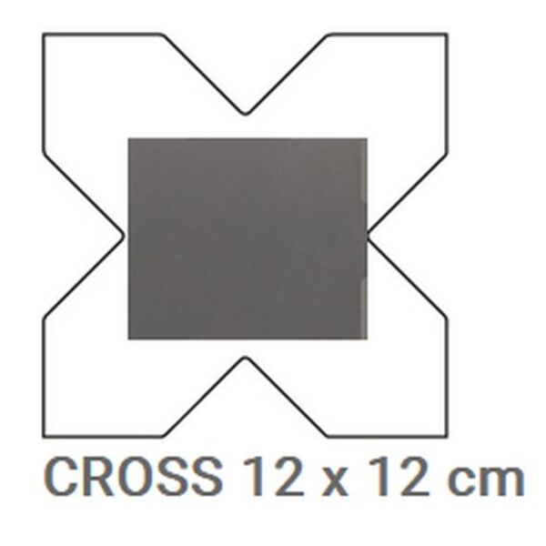 equipe porto cross black gres 17.5x20 (30618) płytki equipe ceramicas gres do salonu czarne matowe