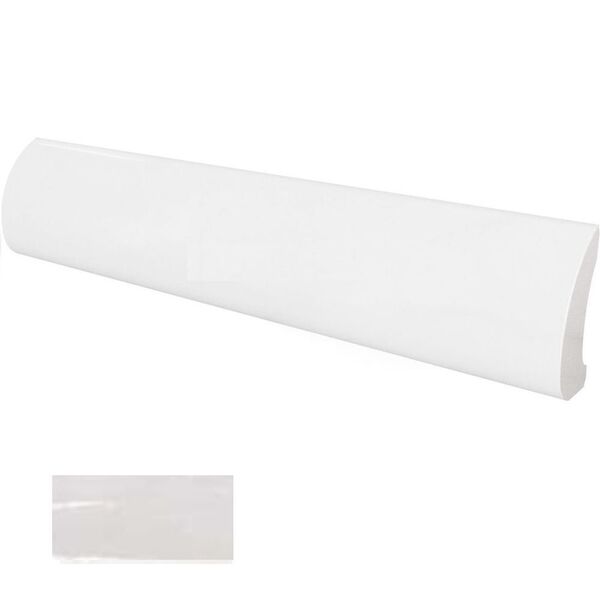 equipe mallorca grey pencil bullnose 3x20 (23283) płytki equipe ceramicas glazura do łazienki szare satynowe strukturalne