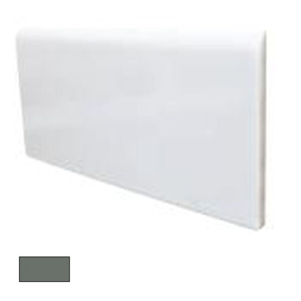 equipe gris oscuro brillo bullnose 7.5x15 (20972) płytki equipe ceramicas prostokątne hiszpańskie do łazienki 7,5x15 szare błyszczące