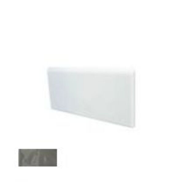 equipe gris oscuro brillo crackle bullnose 7.5x15 (21486) płytki equipe ceramicas prostokątne hiszpańskie do łazienki 7,5x15 szare błyszczące