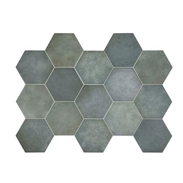 equipe heritage indigo hexagono gres 17.5x20 (24951) płytki equipe ceramicas gres heksagonalne hiszpańskie na podłogę matowe