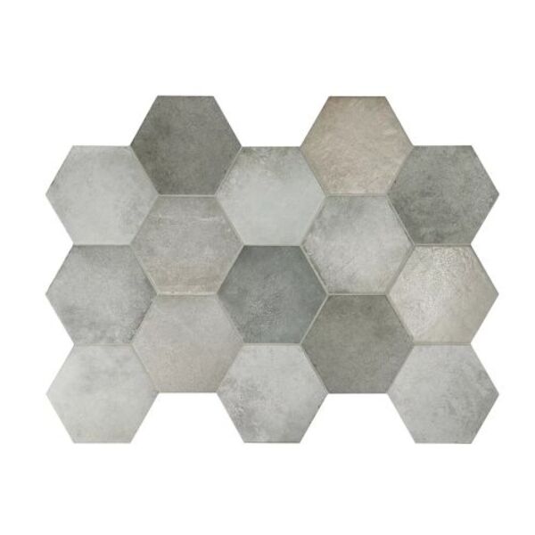 equipe heritage shadow hexagono gres 17.5x20 (24952) płytki equipe ceramicas gres do kuchni szare