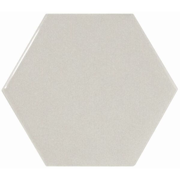 equipe hexagon light grey płytka ścienna 12.4x10.7 (21912) płytki equipe ceramicas glazura prostokątne do łazienki na ścianę szare