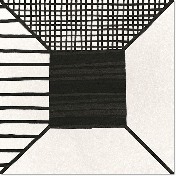 zdjęcie equipe caprice deco block b&w gres 20x20 (22122) 