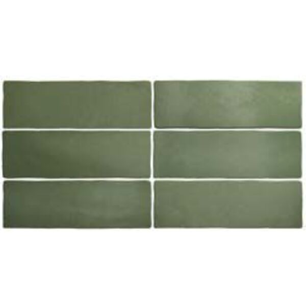 equipe magma malachite płytka ścienna 6.5x20 (24965) płytki equipe ceramicas glazura prostokątne zielone