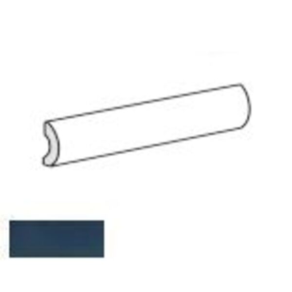 equipe magma sea blue pencil bullnose 3x20 (25004) płytki equipe ceramicas hiszpańskie niebieskie matowe