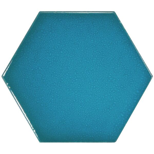 zdjęcie equipe hexagon electric blue płytka ścienna 12.4x10.7 (23836) 