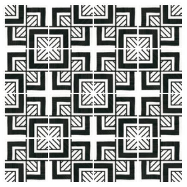 zdjęcie equipe caprice deco metropolitan b&w gres 20x20 (22125) 