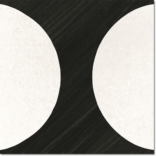 zdjęcie equipe caprice deco moonline b&w gres 20x20 (22126) 